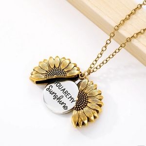 You are my shineshine Sunflower Necklaces